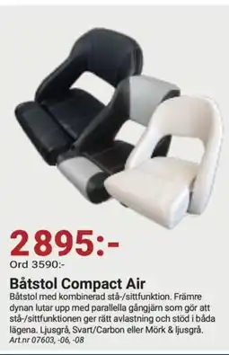 Erlandsons Brygga Båtstol Compact Air erbjuda