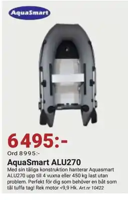 Erlandsons Brygga AquaSmart ALU270 erbjuda
