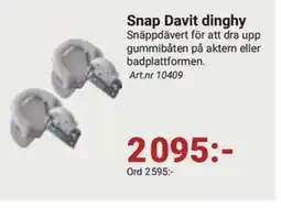 Erlandsons Brygga Snap Davit dinghy erbjuda