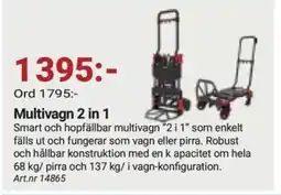Erlandsons Brygga Multivagn 2 in 1 erbjuda