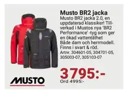 Erlandsons Brygga Musto BR2 jacka erbjuda