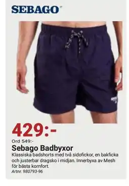 Erlandsons Brygga Sebago Badbyxor erbjuda