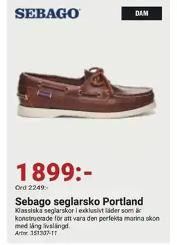 Erlandsons Brygga Sebago seglarsko Portland erbjuda