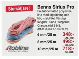 Erlandsons Brygga Benns Sirius Pro erbjuda