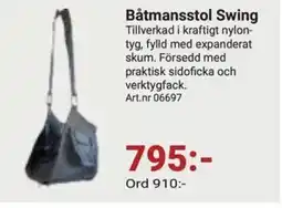 Erlandsons Brygga Båtmansstol Swing erbjuda