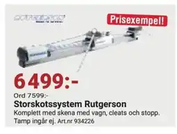 Erlandsons Brygga Storskotssystem Rutgerson erbjuda
