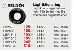 Erlandsons Brygga Lågfriktionsring erbjuda