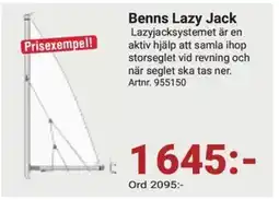 Erlandsons Brygga Benns Lazy Jack erbjuda