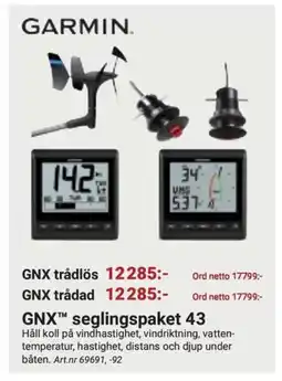 Erlandsons Brygga GNX™ seglingspaket 43 erbjuda