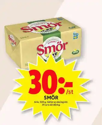 ICA Maxi Arla Smör 500g erbjuda