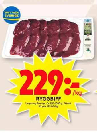 Ryggbiff 550-1000g