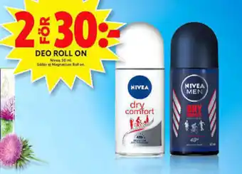 ICA Maxi Nivea Deo Roll On 50ml erbjuda
