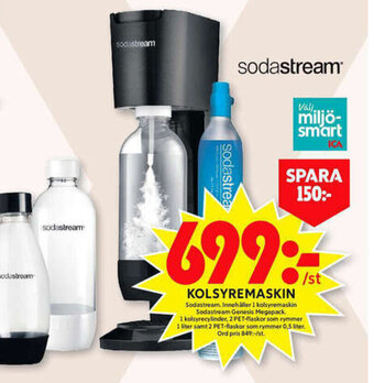 ICA Maxi Sodastream Kolsyremaskin erbjuda