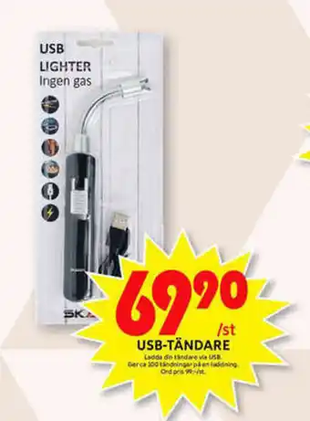 ICA Maxi Usb-Tändare erbjuda