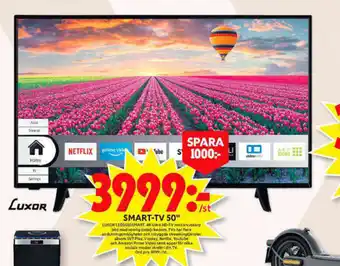 ICA Maxi Luxor Smart-TV 50" erbjuda