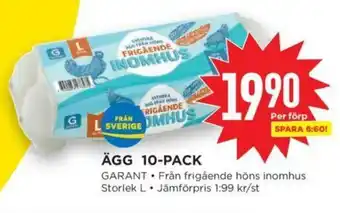 Willys Garant Ägg 10-Pack erbjuda