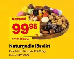 City Gross Naturgodis lösvikt erbjuda