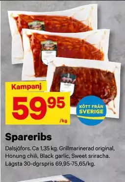 City Gross Spareribs erbjuda