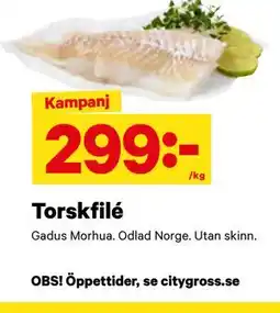 City Gross Torskfilé erbjuda