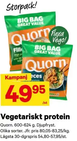 City Gross Vegetariskt protein erbjuda