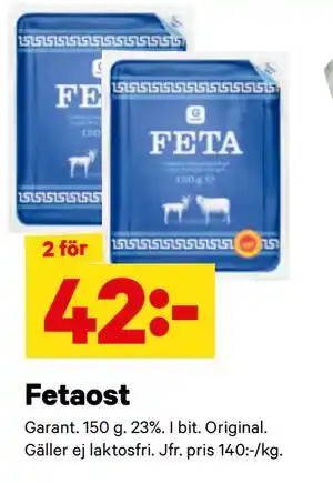 City Gross Fetaost erbjuda