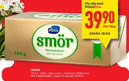 Willys Valio Smör erbjuda