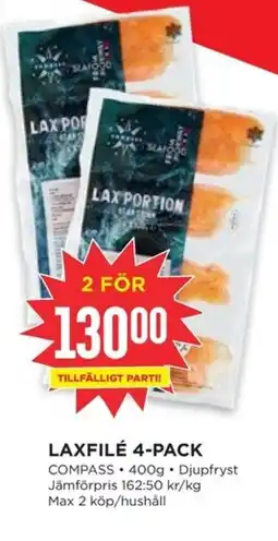 Willys Laxfilé 4-pack erbjuda