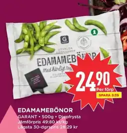 Willys GARANT Edamamebönor erbjuda
