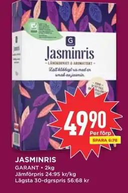 Willys GARANT Jasminris erbjuda