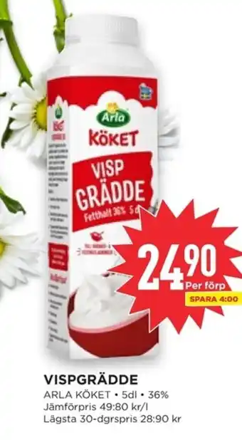 Willys ARLA Köket Vispgrädde erbjuda