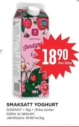 Willys GARANT Smaksatt yoghurt erbjuda