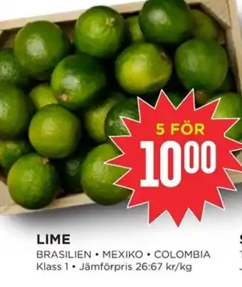 Willys Lime erbjuda