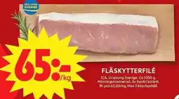 ICA Maxi Fläskytterfilé erbjuda
