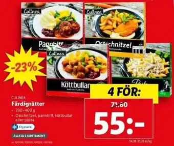 Culinea Färdigrätter 390-400g