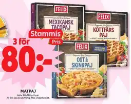 ICA Maxi Felix Matpaj erbjuda