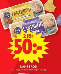 ICA Maxi Fazer Lantbröd erbjuda