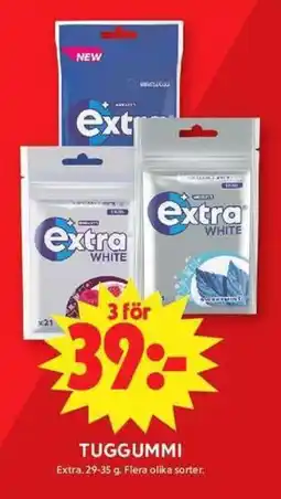 ICA Maxi Extra Tuggummi erbjuda