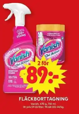 ICA Maxi Vanish Fläckborttagning erbjuda