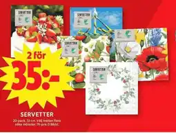 ICA Maxi Servetter erbjuda