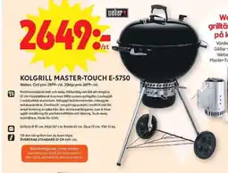 ICA Maxi Weber Kolgrill Master-touch E-5750 erbjuda