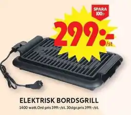 ICA Maxi Elektrisk bordsgrill erbjuda
