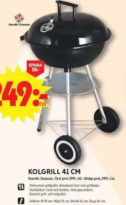 ICA Maxi Nordic Season Kolgrill erbjuda
