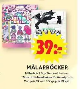 ICA Maxi Målarböcker erbjuda