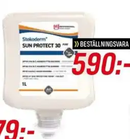 Swedol Solkräm Stokoderm sun 30 erbjuda