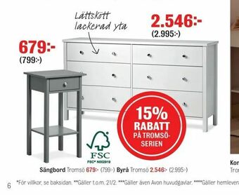 Mio Sängbord erbjuda