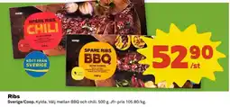 Coop Coop Ribs erbjuda