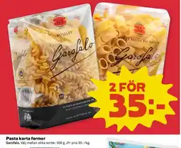 Coop Garofalo Pasta korta former erbjuda