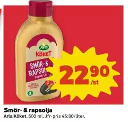 Coop Arla Köket Smör- & rapsolja erbjuda