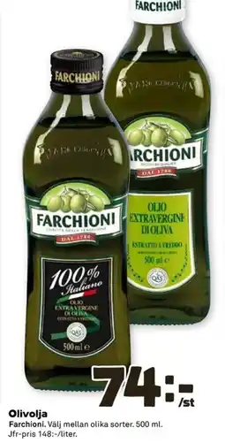 Coop Farchioni Olivolja erbjuda