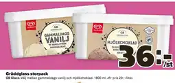 Coop GB Glace Gräddglass storpack erbjuda